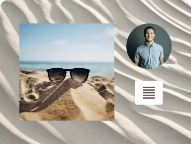 Published articles with images, comments, and author attribution