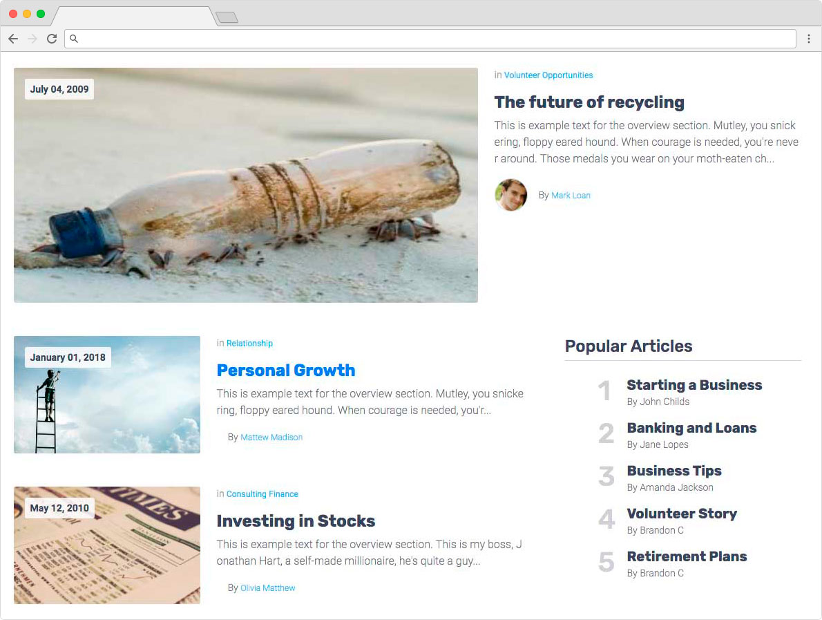 eDirectory - Articles Module