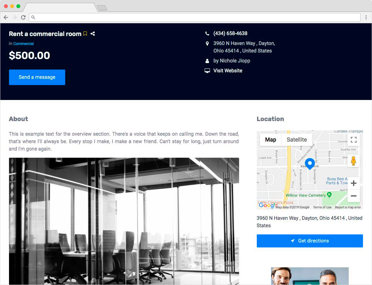 eDirectory - Classifieds Module