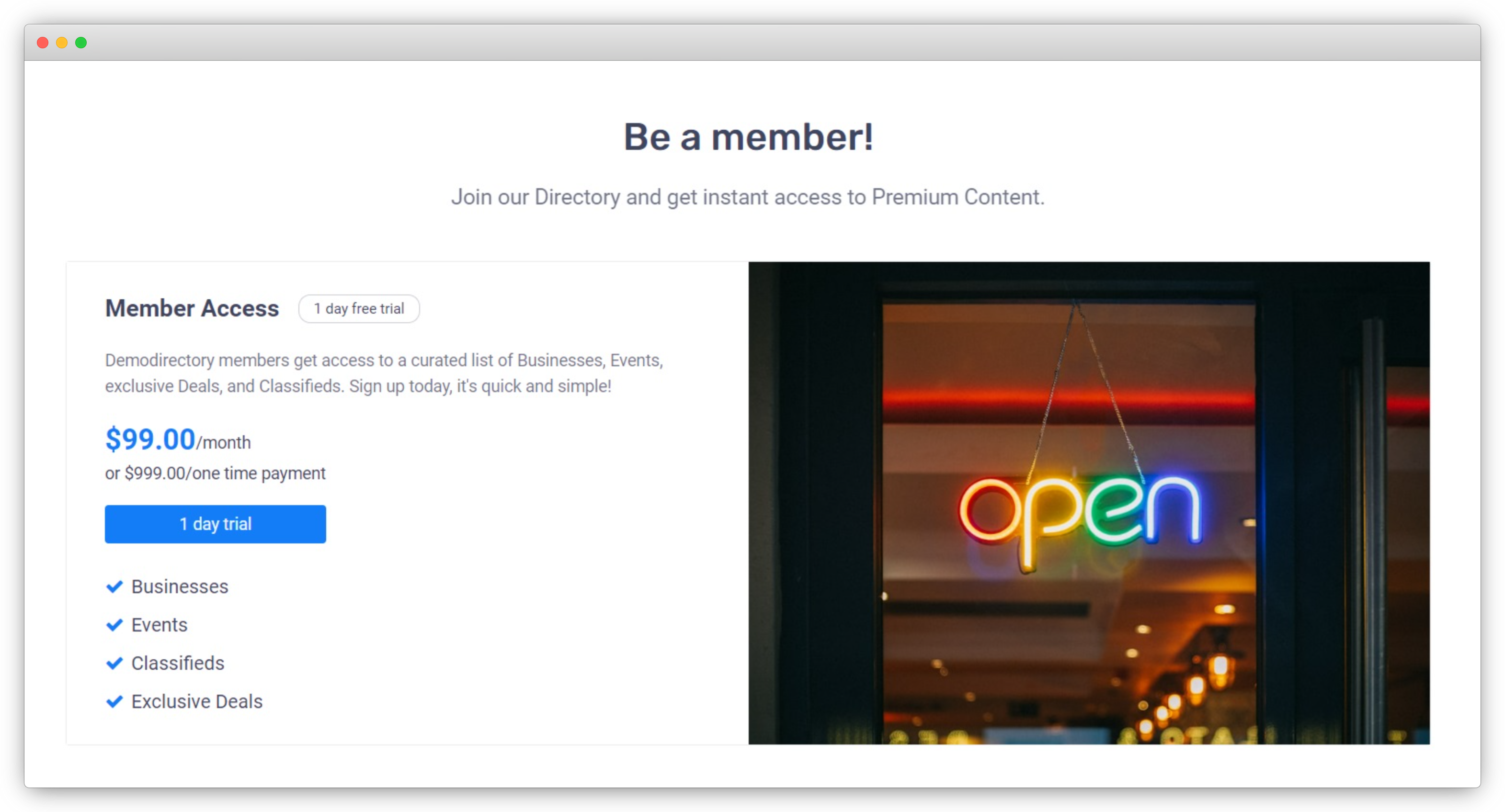 eDirectory Membership Features