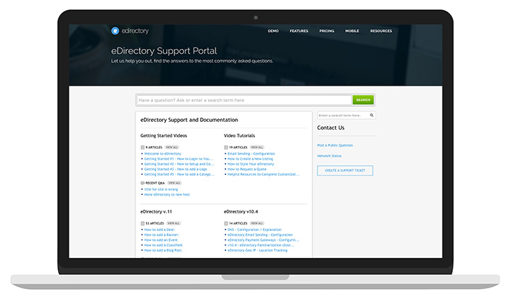 eDirectory Support