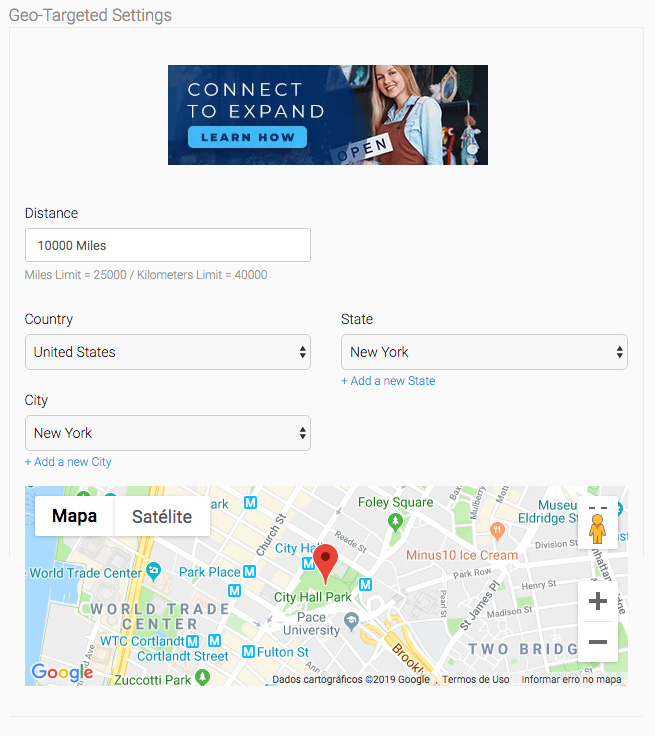 eDirectory Geo-Targeted Banner Ads
