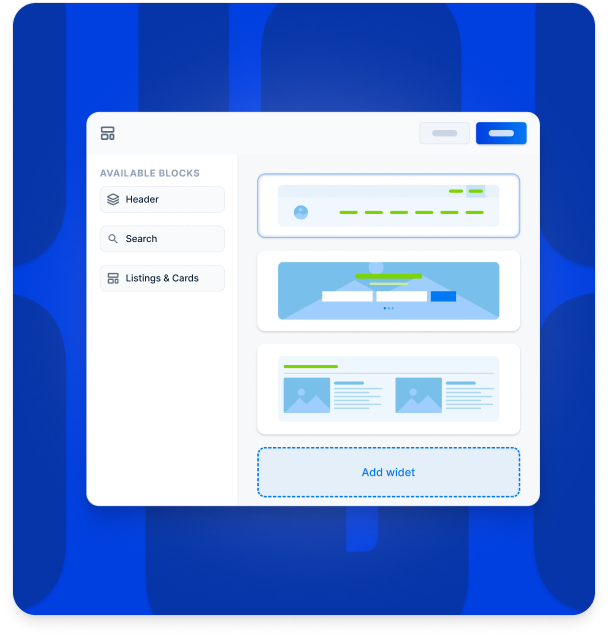 Listing templates